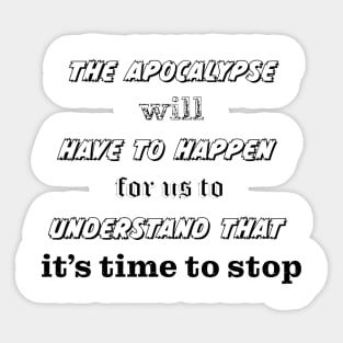 apocalypse Sticker